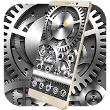 Silver Mechanical Gears Theme icon