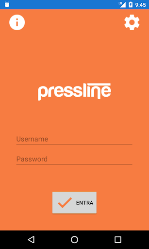 Android application Pressline screenshort