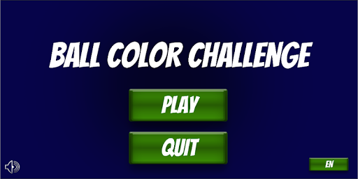 Android application BALL COLOR CHALLENGE screenshort