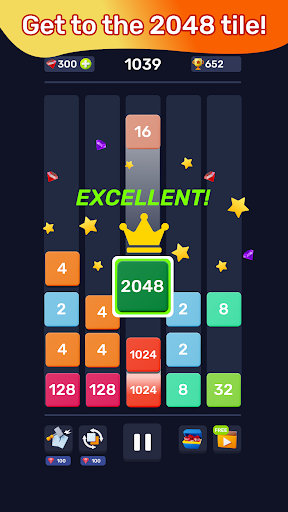 Walken x2 Blocks Сhain: 2048 Screen 3
