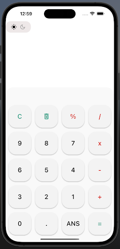 Android application Calculator Simple screenshort