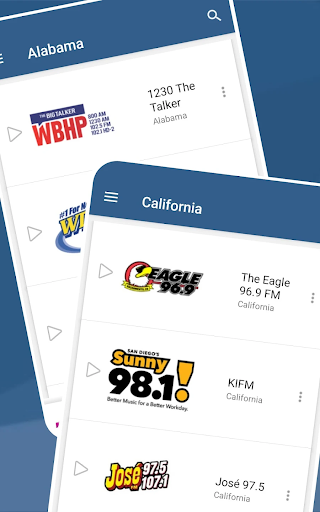 Android application Radios Françaises en Direct screenshort