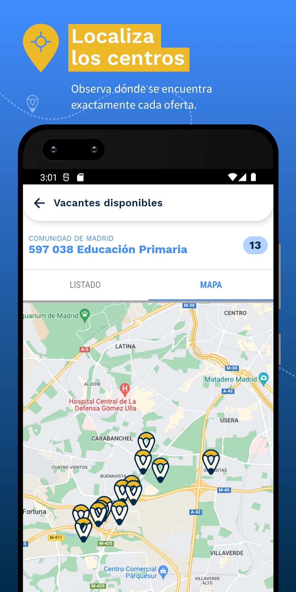 Nómades App: movilidad docente screenshot n.4