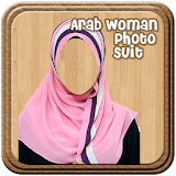 Arab Woman Photo Suit icon