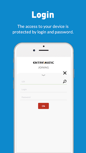 Entrematic Smart Connect Screen 2