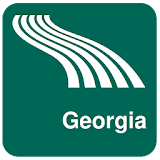 Georgia Map offline icon