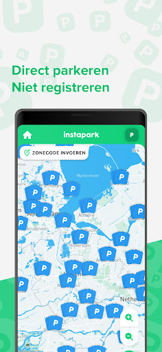 Android application Instapark screenshort