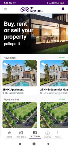 MyKarur Classifieds Screen 2