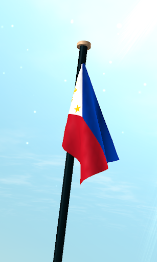 Philippines Flag 3D Free Screen 3