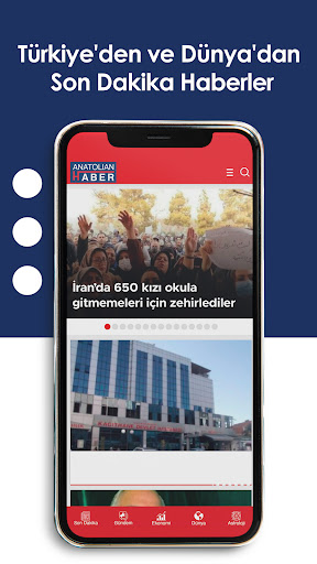 Android application Anatolian Haber screenshort