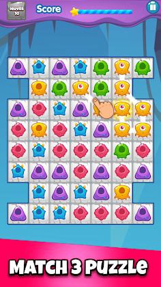 Monster Face Matching Puzzle - Screenshot 1