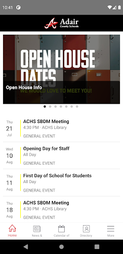 Android application Adair County Schools screenshort