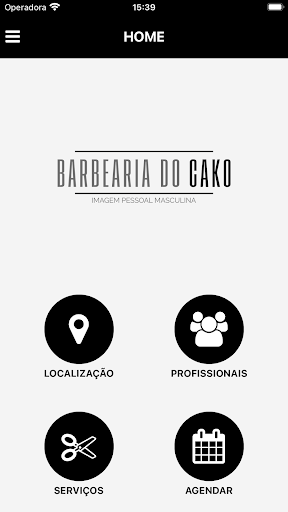 Android application Barbearia do Cako screenshort