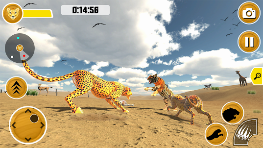 Wild Cheetah Simulator 3D Game