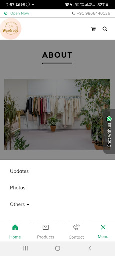 Android application The wardrobe screenshort