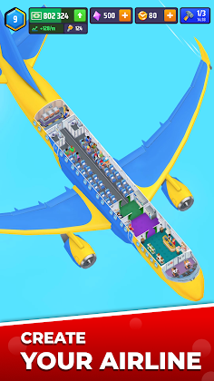 Idle Airplane Inc. Tycoon - Screenshot 1