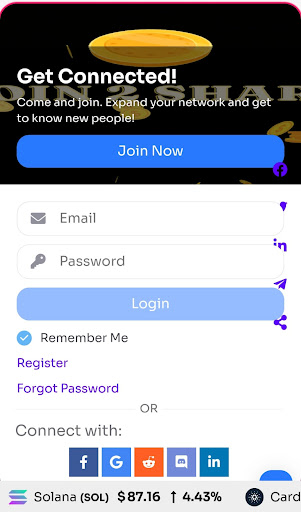 Android application Coin 2 Share screenshort