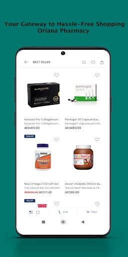 Android application Oriana Pharmacy screenshort