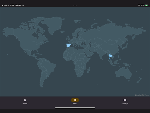 Visited Countries Tracker