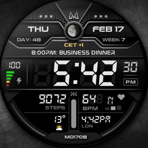 MD170B Digital watch face Apps on Google Play