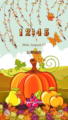 Pumpkin in Farm - Wallpaper Screen 2