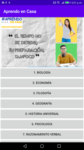 Aprendo en casa Screen 2