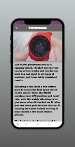 Polar M200 Watch Guide