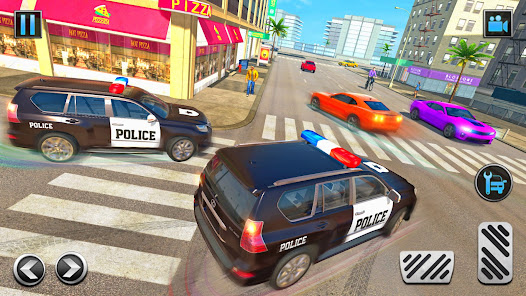 Captura de Pantalla 15 Persecución de Moto de Policía android