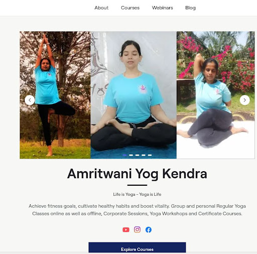 Android application Amritwani Yog Kendra screenshort