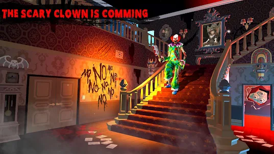 Scary Horror Clown: Ghost Game