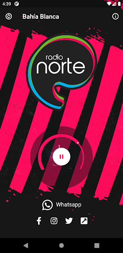 Android application Radio Norte screenshort