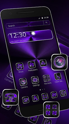 Purple Black Business Theme