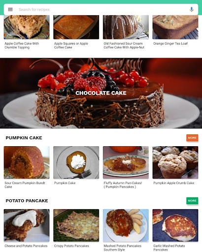 Screenshot of Dessert recipes