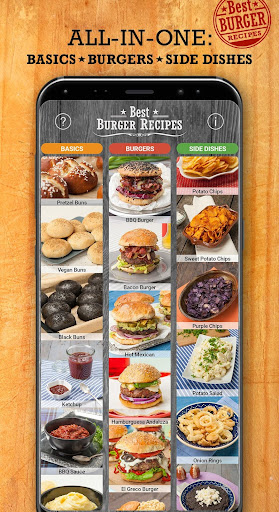 Android application Best Burger Recipes screenshort