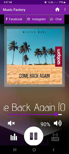Android application Music Factory Radio screenshort