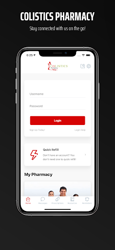 Android application Colistics Pharmacy screenshort