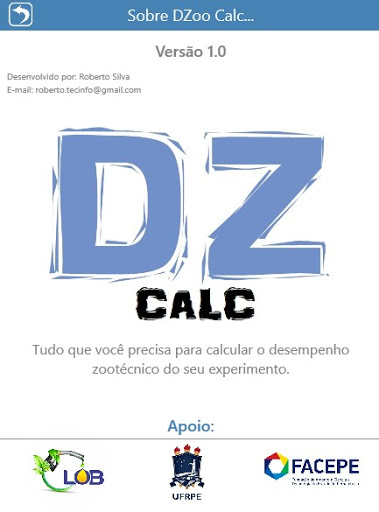 DZooCalc - Desemp. Zootécnico Screen 3