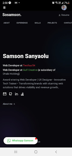 Sosamson App Screenshot 1 - AppWisp.com