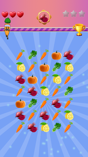 Veggies Crush Carrot Race Screen 2