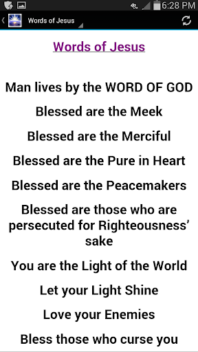 Words of Jesus Screen 2