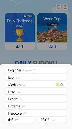 Screenshot of Daily Sudoku