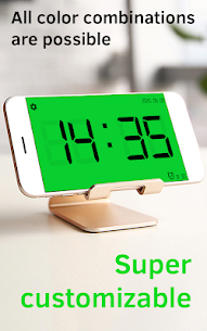 Huge Digital Clock MOD APK (Full Unlocked) Download 4
