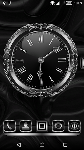 Graphite Clock widget Screen 2