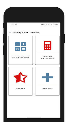 Gratuity and VAT Calculator 2021