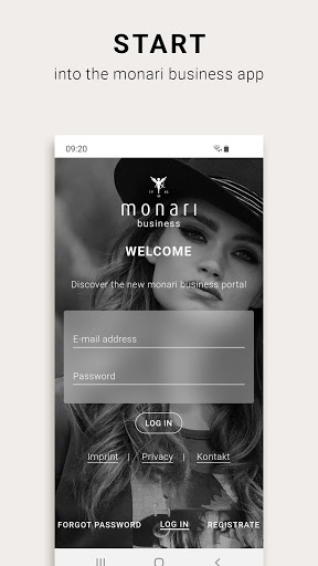 Android application monari business screenshort