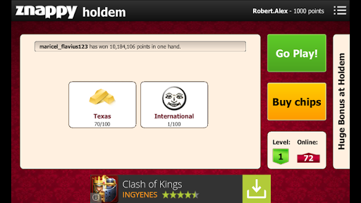 Holdem Znappy Screen 3