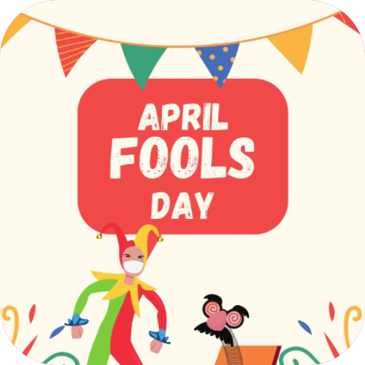 April Fools Day Stickers 2023 logo