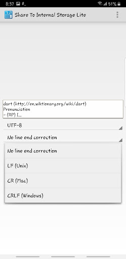 Share To Internal Storage Lite Screen 3