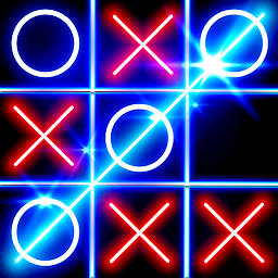 Tic Tac Toe Glow: 2 Players Mod Apk
