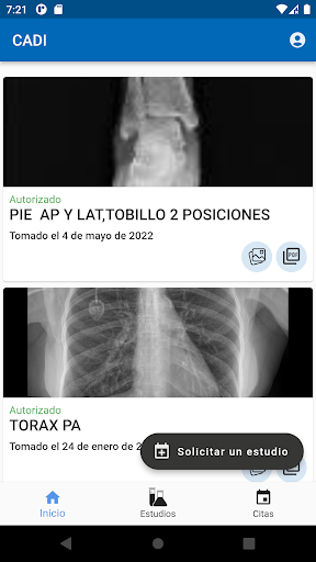 EMESALUD CADI Screen 2